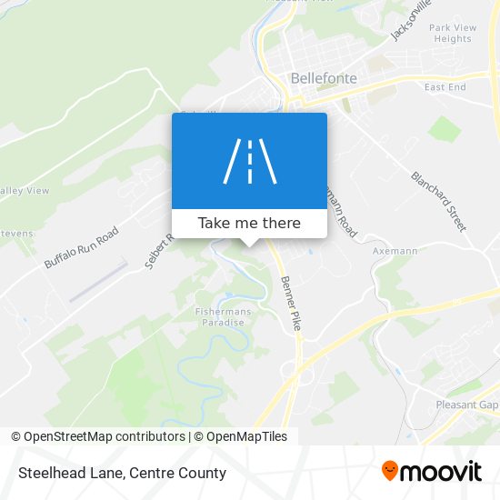 Mapa de Steelhead Lane