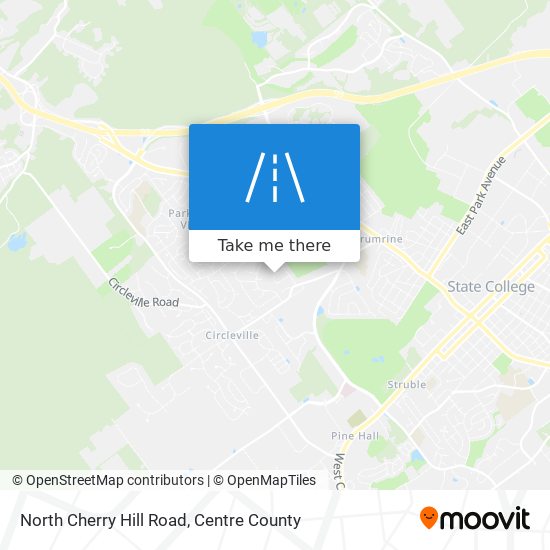 Mapa de North Cherry Hill Road