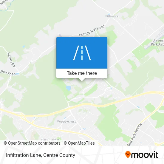 Infiltration Lane map