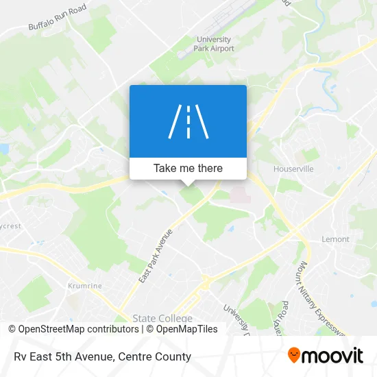 Rv East 5th Avenue map