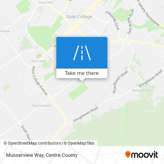 Musserview Way map