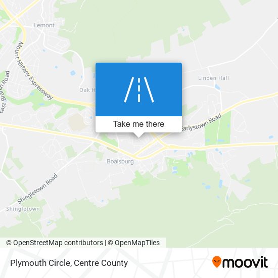 Mapa de Plymouth Circle