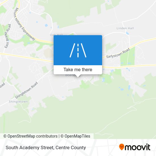 Mapa de South Academy Street
