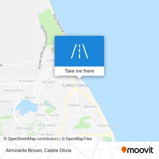 Almirante Brown map