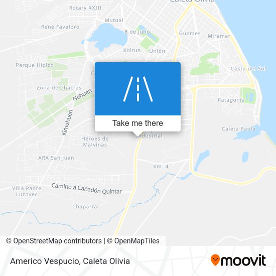 Mapa de Americo Vespucio