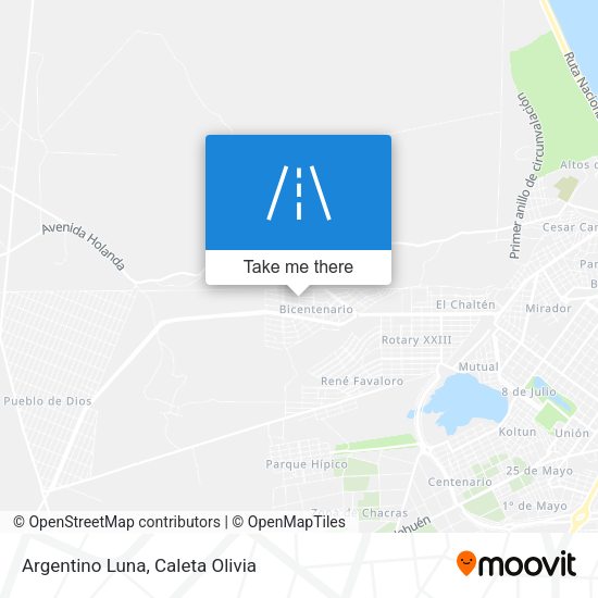 Argentino Luna map