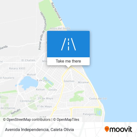 Avenida Independencia map