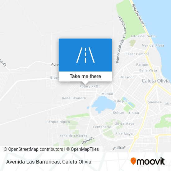 Mapa de Avenida Las Barrancas