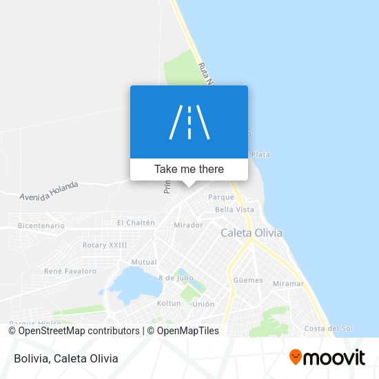 Mapa de Bolivia