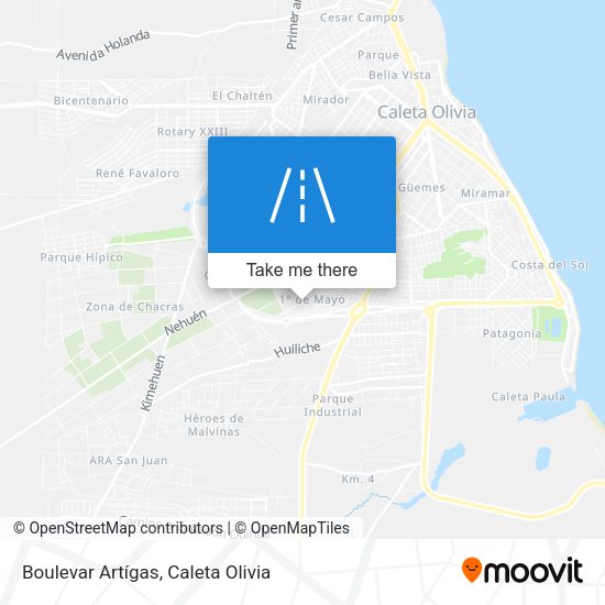 Boulevar Artígas map