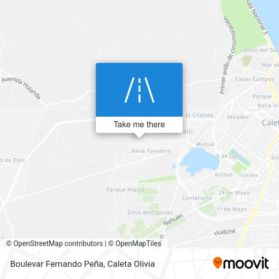 Mapa de Boulevar Fernando Peña