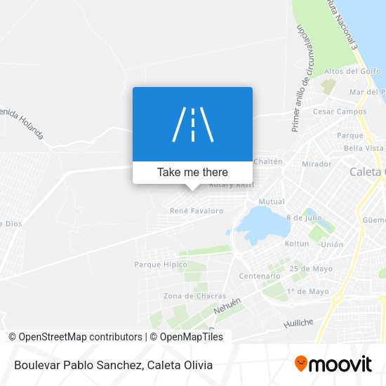 Mapa de Boulevar Pablo Sanchez