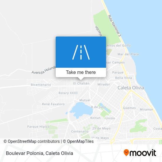 Boulevar Polonia map