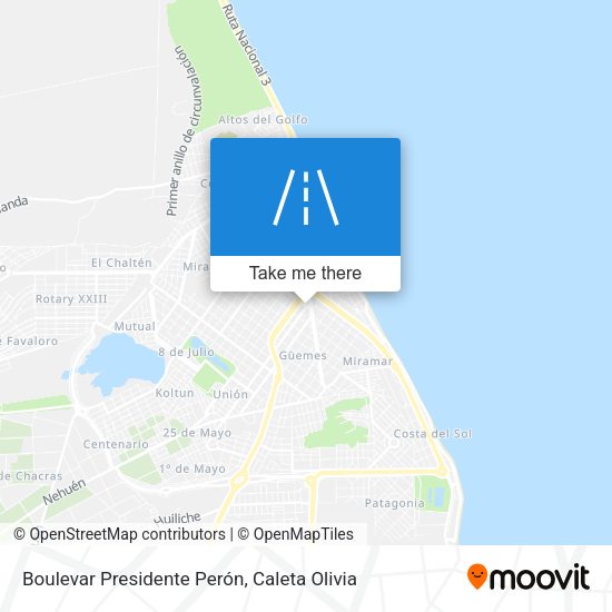 Boulevar Presidente Perón map
