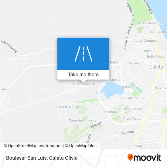Mapa de Boulevar San Luis