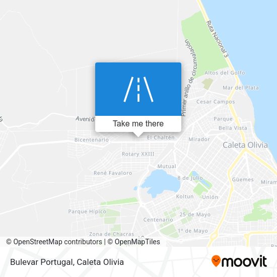 Mapa de Bulevar Portugal