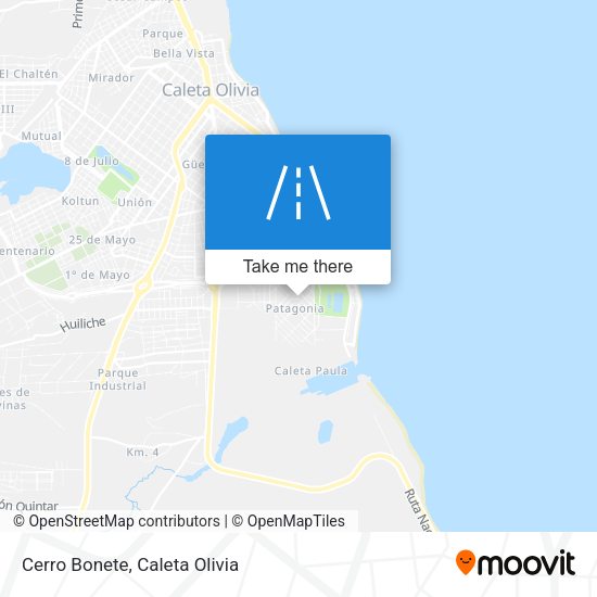Mapa de Cerro Bonete