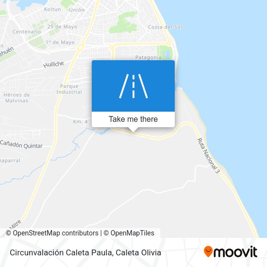 Circunvalación Caleta Paula map