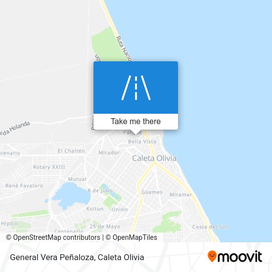 General Vera Peñaloza map