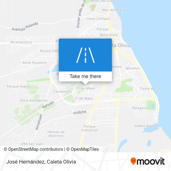 José Hernández map