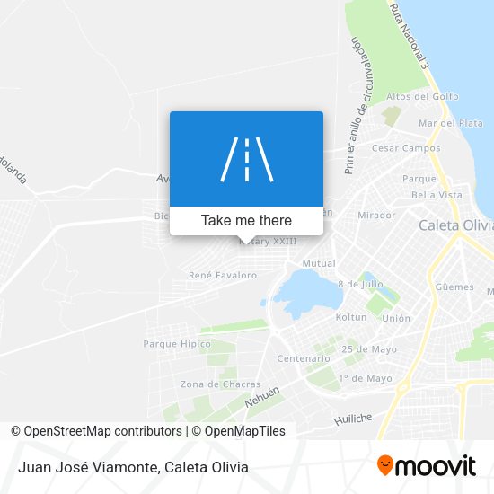 Mapa de Juan José Viamonte