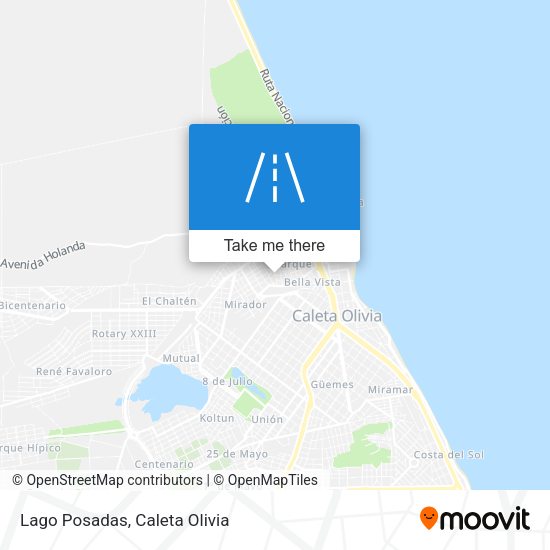 Mapa de Lago Posadas