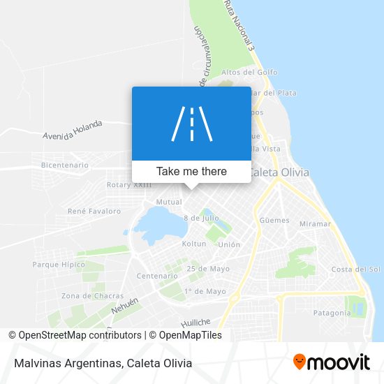 Mapa de Malvinas Argentinas