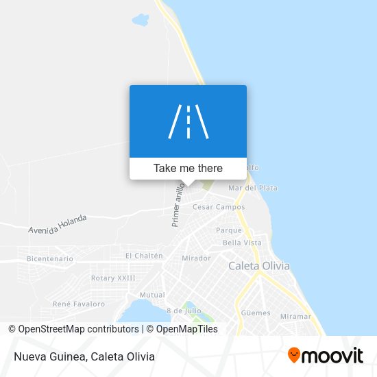 Mapa de Nueva Guinea