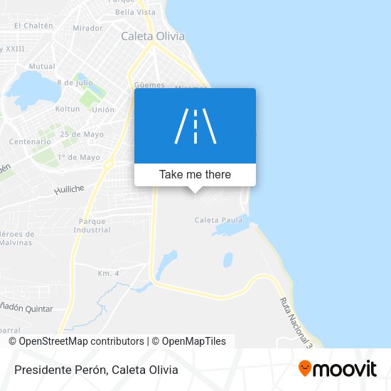 Presidente Perón map