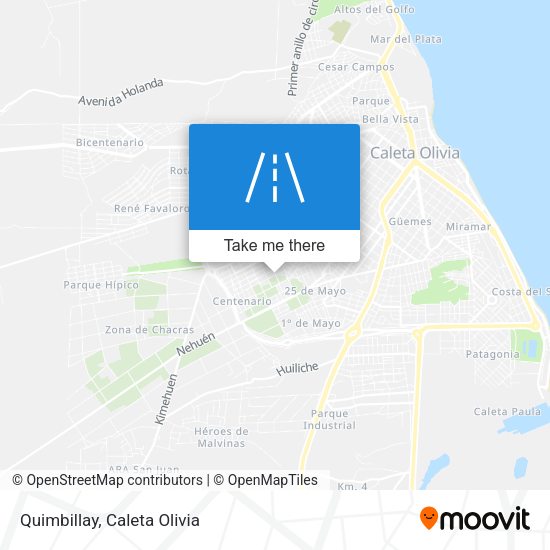 Mapa de Quimbillay