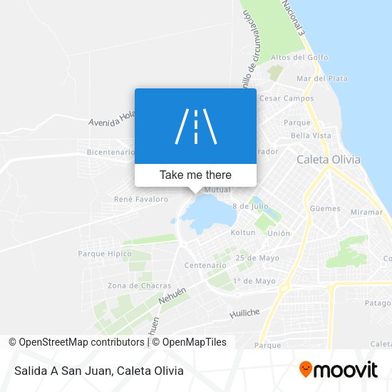 Mapa de Salida A San Juan
