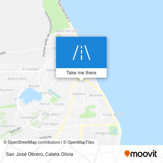 Mapa de San José Obrero