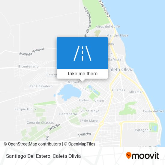Santiago Del Estero map