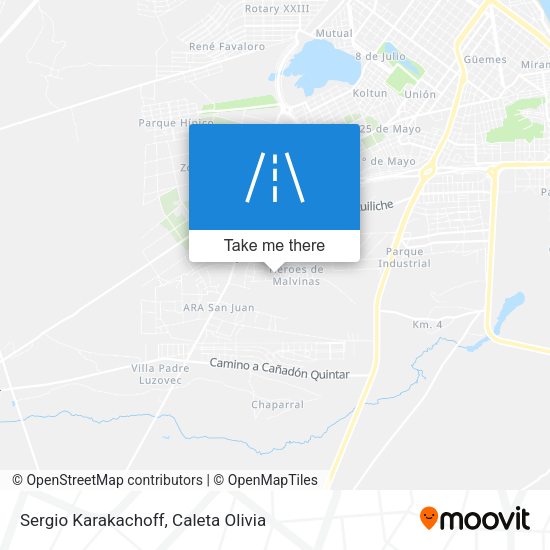 Sergio Karakachoff map