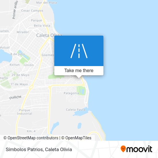 Símbolos Patrios map