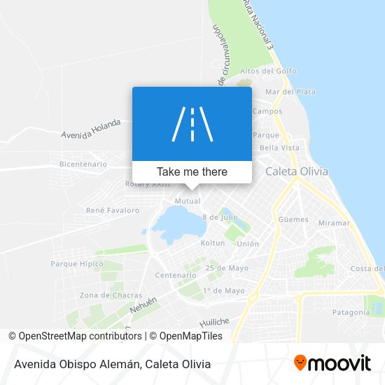 Mapa de Avenida Obispo Alemán