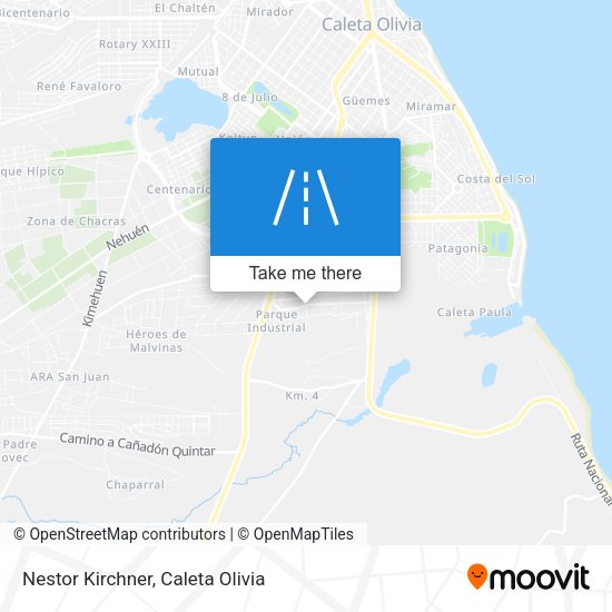 Mapa de Nestor Kirchner