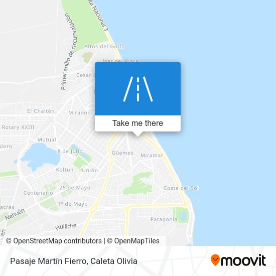 Pasaje Martín Fierro map