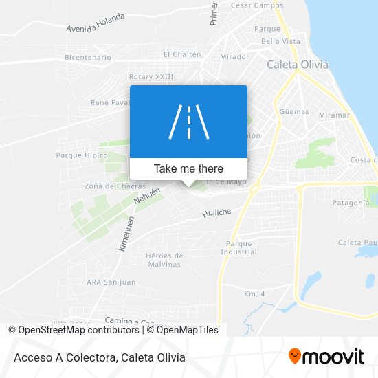Acceso A Colectora map