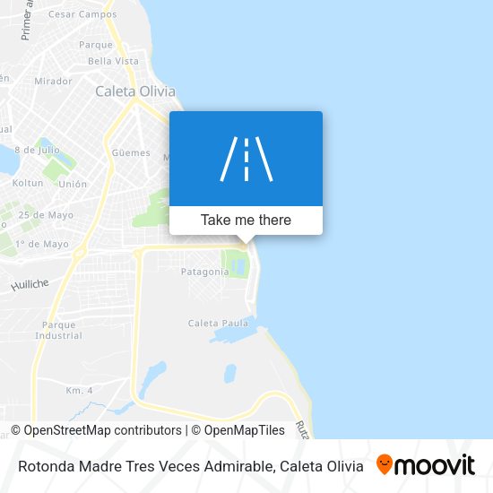 Rotonda Madre Tres Veces Admirable map
