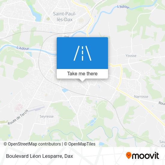 Boulevard Léon Lesparre map