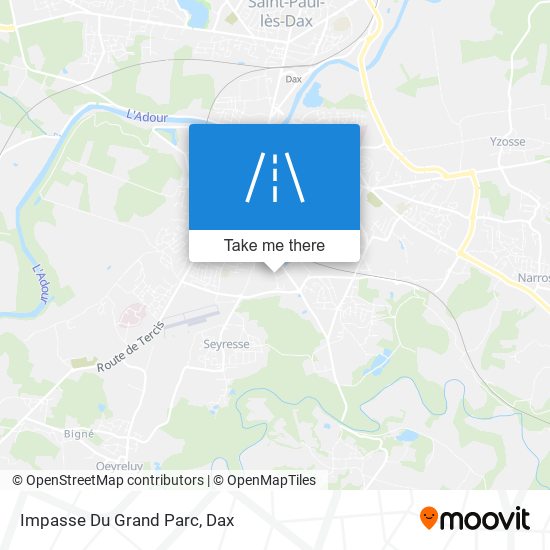 Mapa Impasse Du Grand Parc
