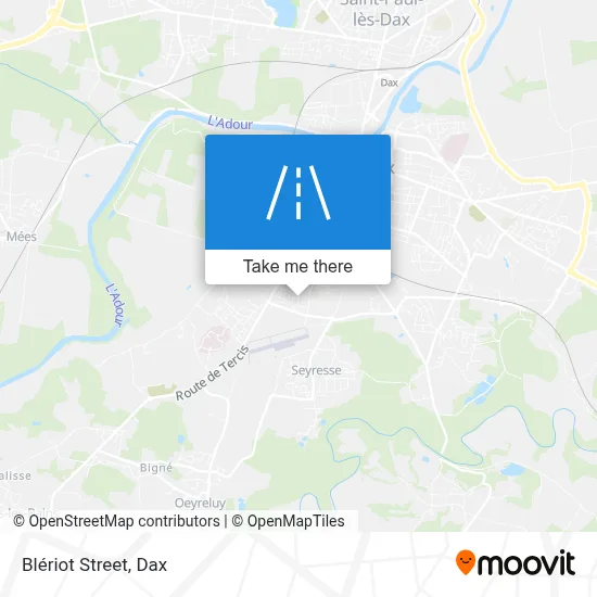 Rue Blériot map