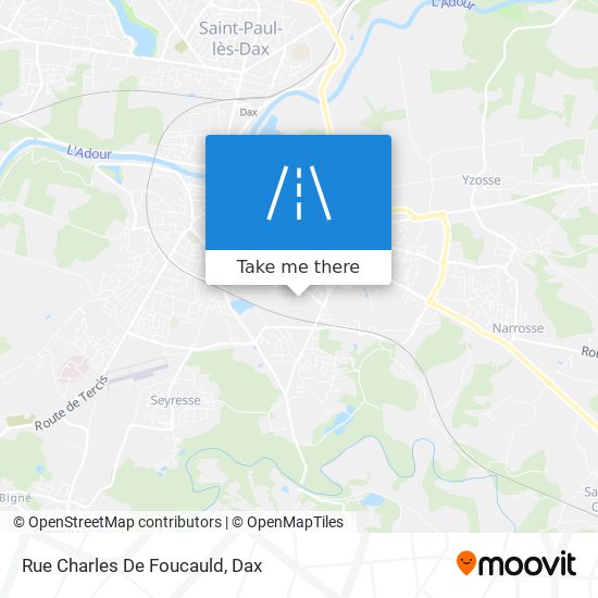Rue Charles De Foucauld map