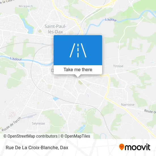 Rue De La Croix-Blanche map