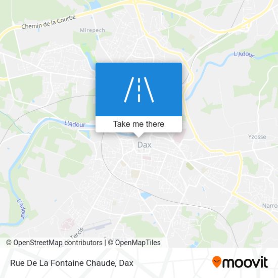 Rue De La Fontaine Chaude map
