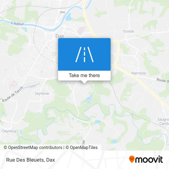 Rue Des Bleuets map
