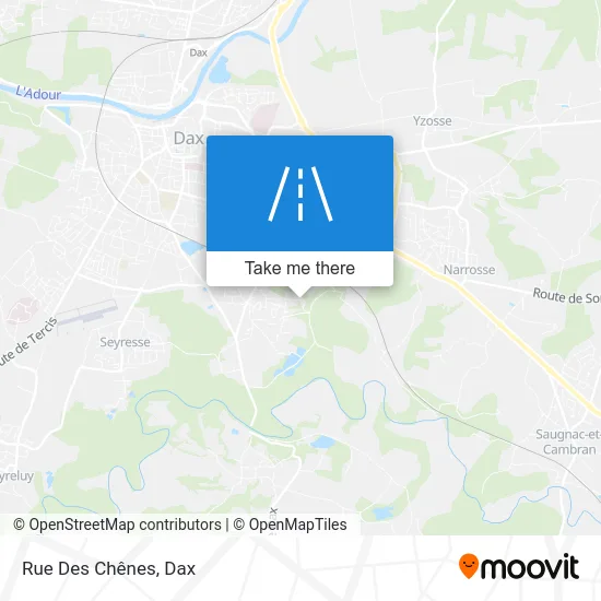 Mapa Rue Des Chênes