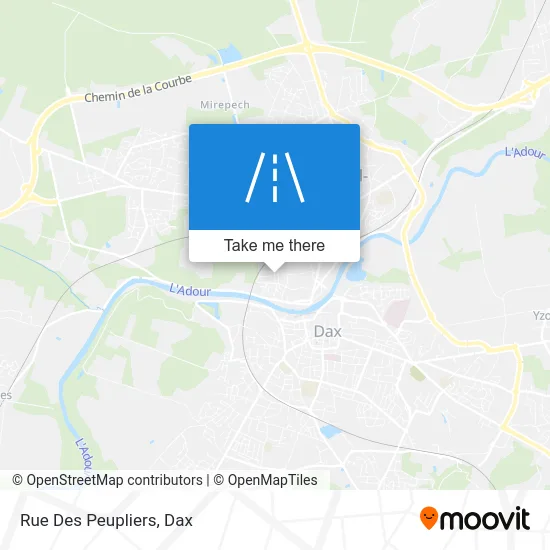 Rue Des Peupliers map