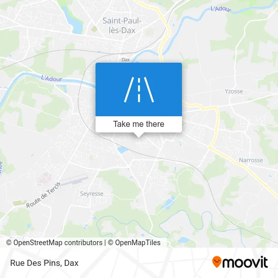 Rue Des Pins map